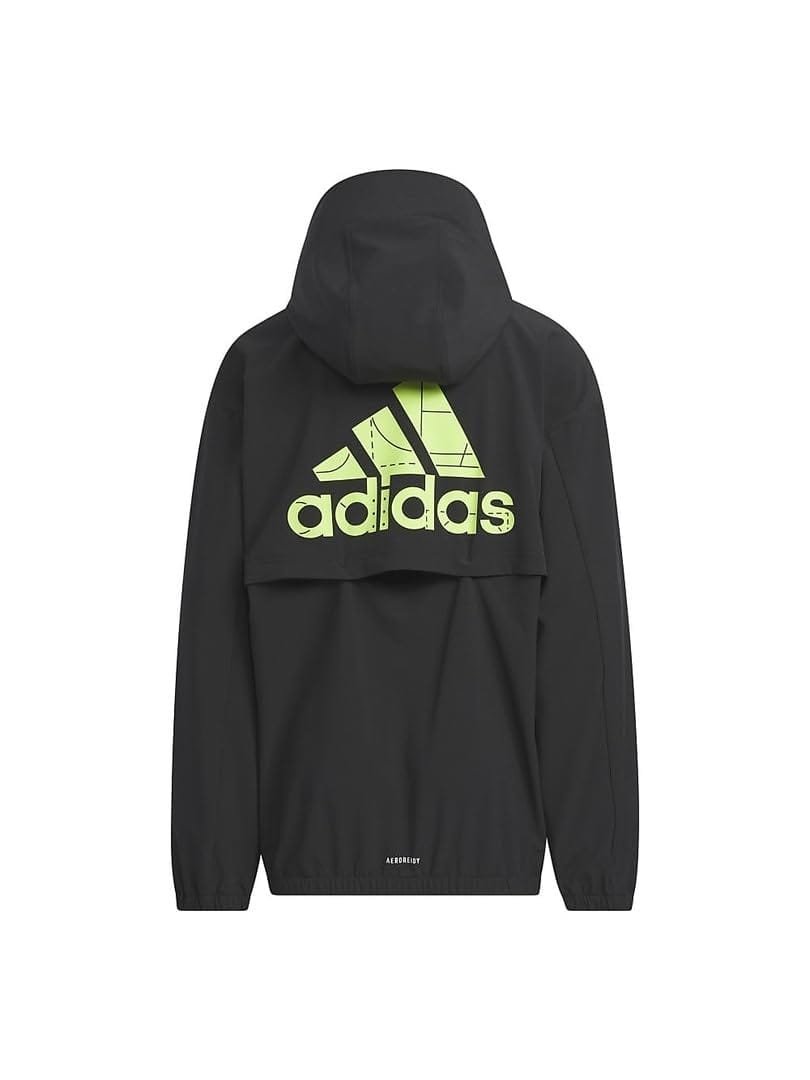 adidas(アディダス) U ST ウーブンジャケット スポーツスタイル ウェア コート IHI10 (IQ1276)ブラック J120
