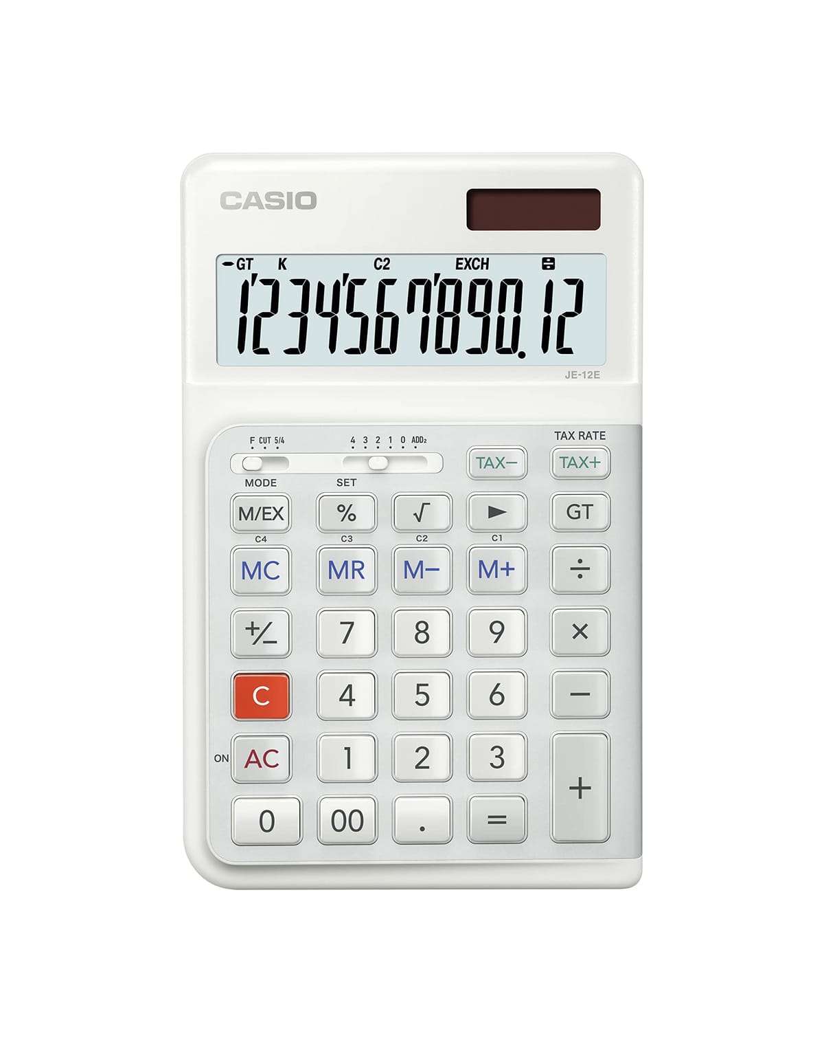 Rakuten - Casio JE-12E 12桁人間工学ビジネス電卓