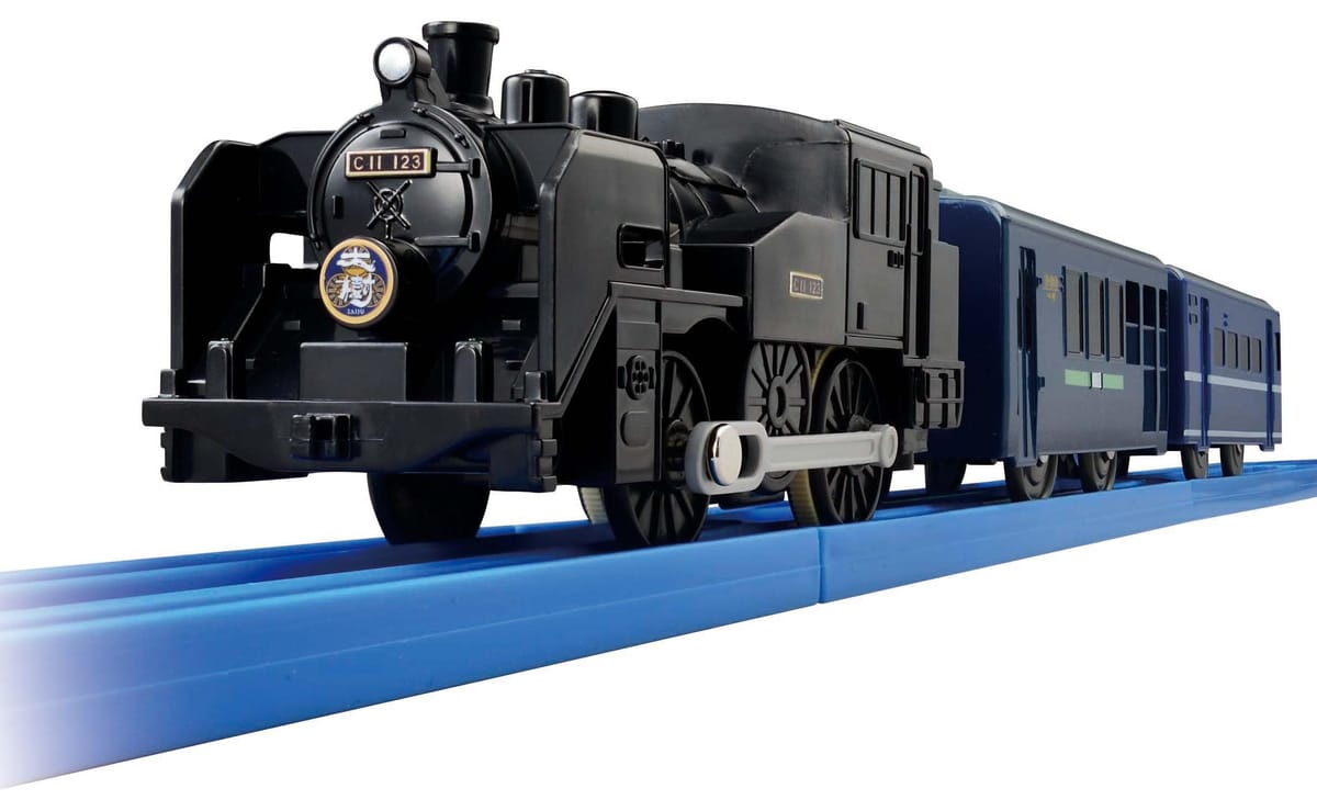 タカラトミー プラレール 東武鉄道SL大樹C11形123号機（客車：青色）