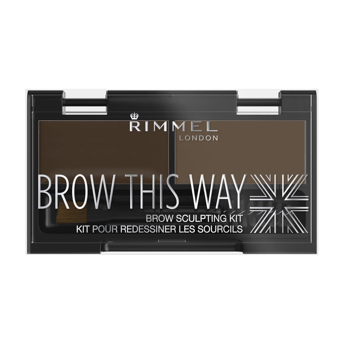RIMMEL LONDON Brow This Way Brow Sculpting Kit - Dark Brown (並行輸入品)
