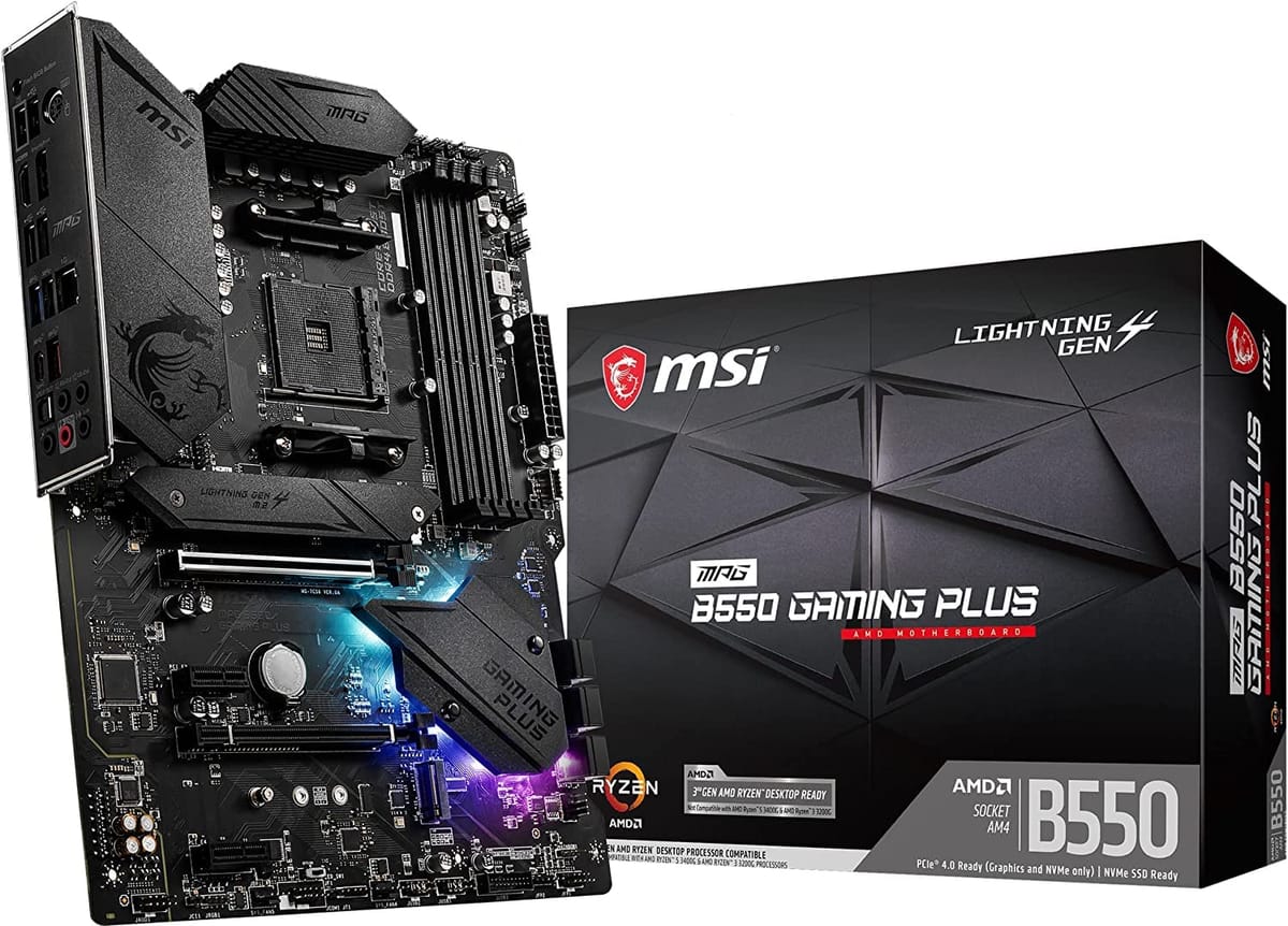 MSI ޥܡ MPG B550 GAMING PLUS/A ATX [AMD B550 åץå] Ryzen 5000 ...