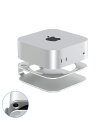 GEWOKLIY Mac Mini M4スタンド アルミマウント 2024年 Mac Mini M4 M4 / M4 Pro用 冷却内蔵 電源ボタンへのアクセス...