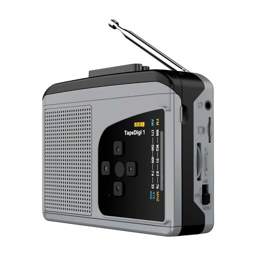 《 日本語説明書付き》ezcap TapeDigi1 ポータブルカセットプレーヤー パソコン使用しないMP3変換プレーヤー カセットプレーヤー microSDカードに簡単録音 カセットテープデジタル化 AM/FMラジオ 外部スピーカー レトロデザイン プ 《 日本語説明書付き》ezcap TapeDigi1 ポータブルカセットプレーヤー パソコン使用しないMP3変換プレーヤー カセットプレーヤー microSDカードに簡単録音 カセットテープデジタル化 AM/FMラジオ 外部スピーカー レトロデザイン プ