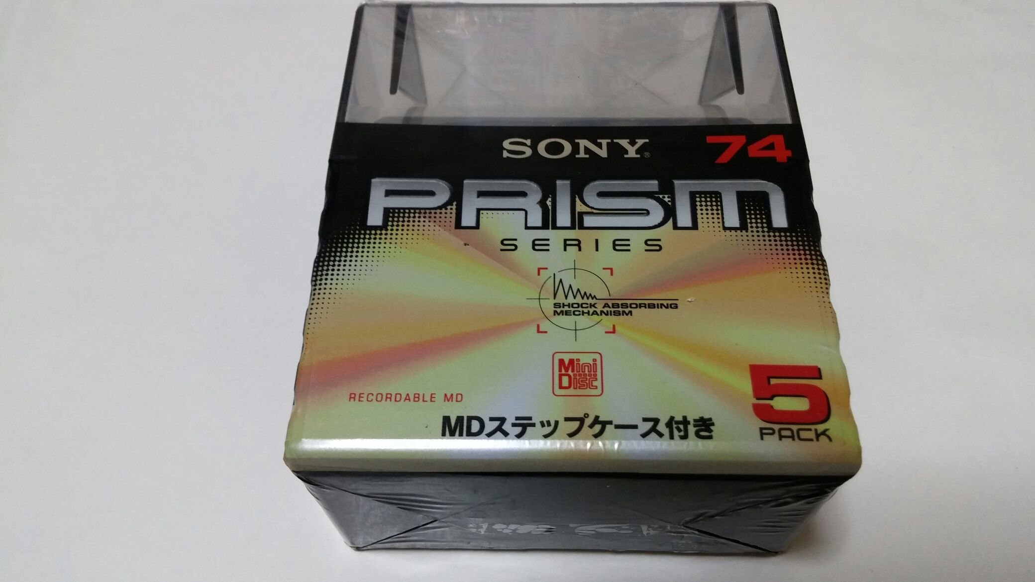 SONY MD PRISMシリーズ 74分 5枚パック MDステップケース付き 5MDW74PRP 1