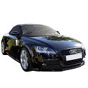 North American カスタムカバー カスタムフィット ソフトトップルーフプロテクター ハーフカバー Audi TT - Mk2 (Typ 8J) - 2006 - 2014 (ブラック)