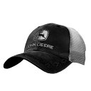 John Deere メンズ オイルスキン, ブラック, One Size Free Size
