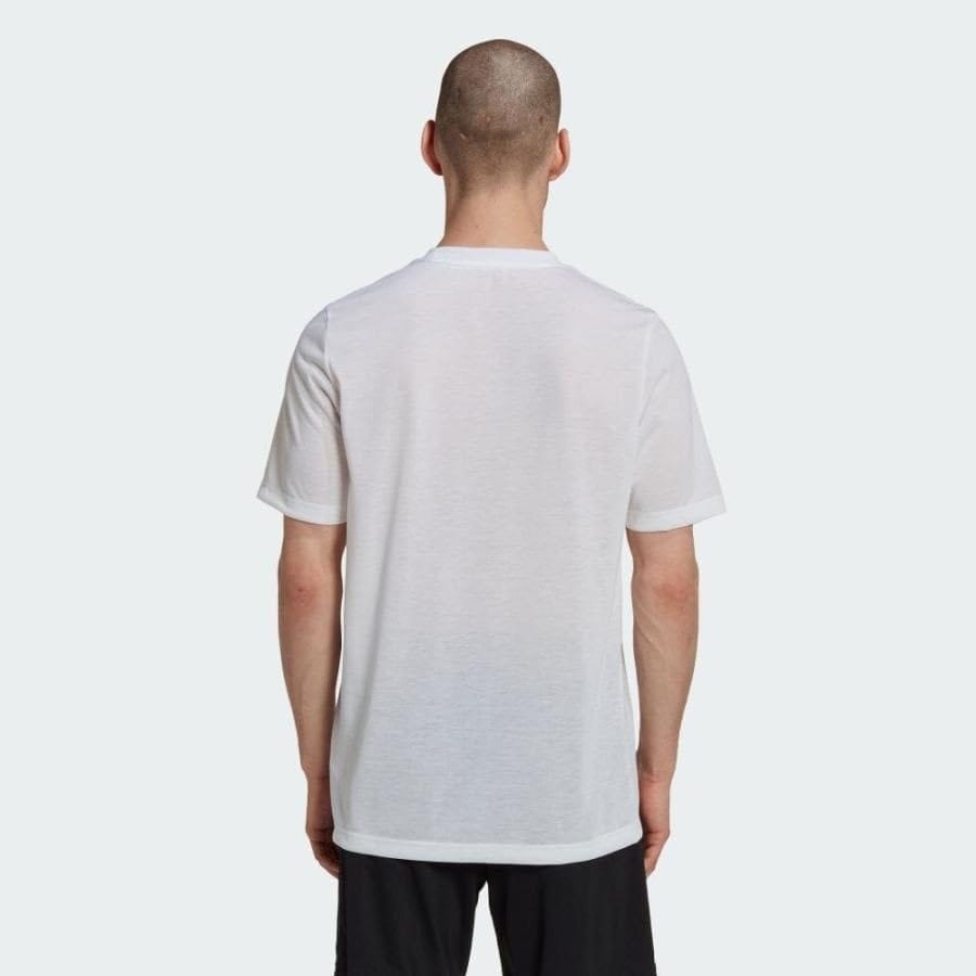 [アディダス] AEROREADY ワンポイントロゴシャツ Lサイズ ホワイト(HN5918) TX213