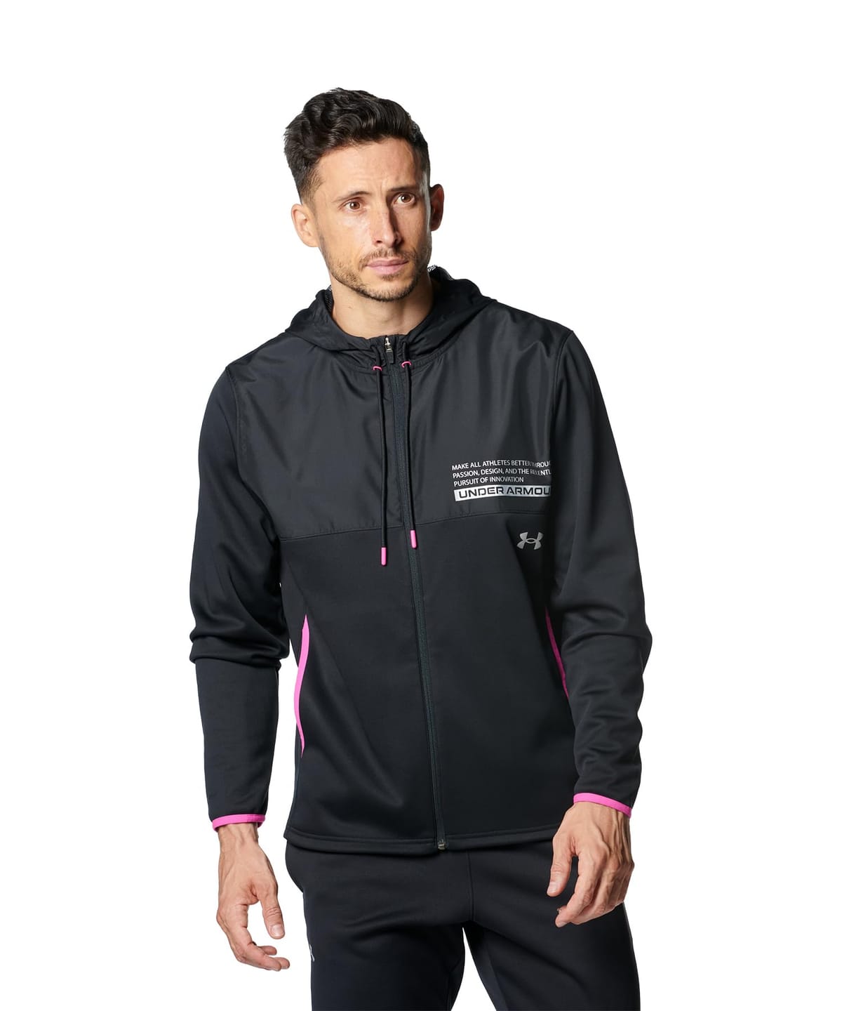 乐天商城 - UNDER ARMOUR(アンダーアーマー) メンズ UAアーマーフリース マックス フルジップ フーディートレーニングフリース