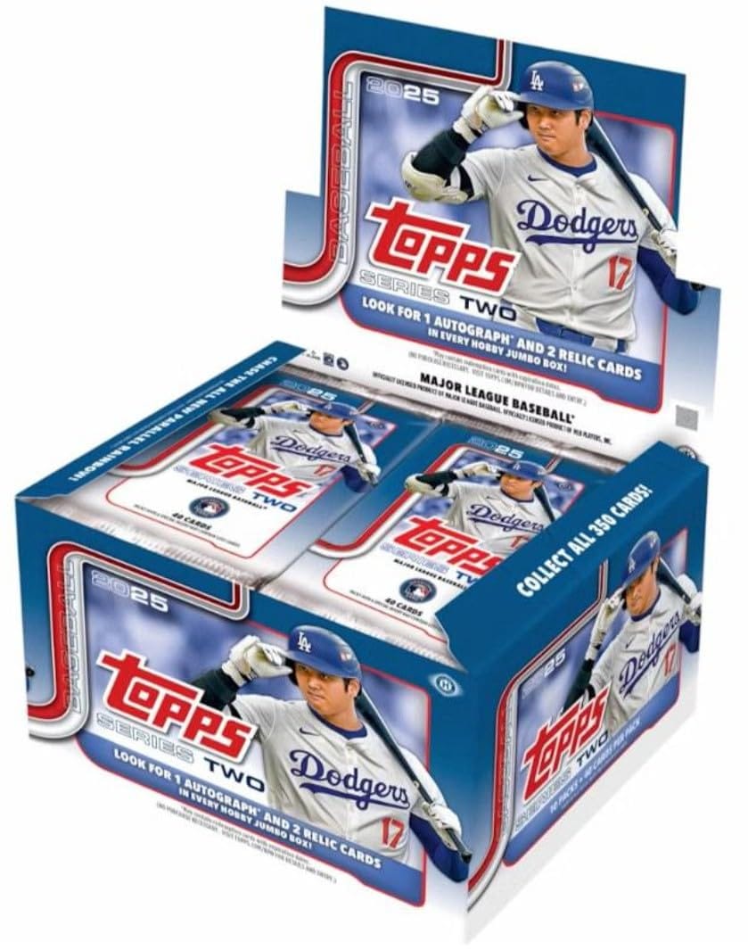 乐天商城 - MLB 2025 TOPPS SERIES 2 BASEBALL JUMBO BOX