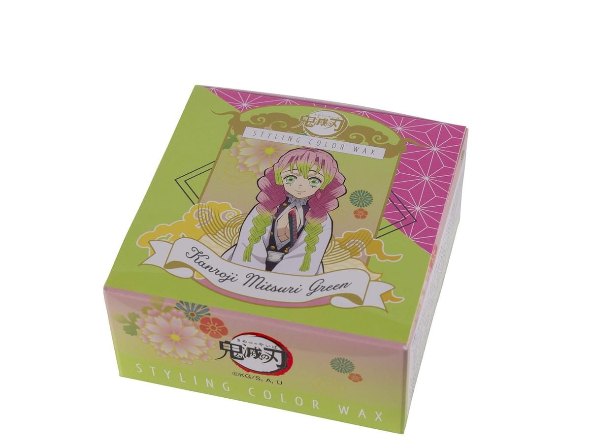 鬼滅の刃 スタイリング カラーワックス 甘露寺蜜璃 グリーン 50g