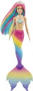 Diese Barbie Dreamtopia Regenbogenzauber Meerjungfrauen-Puppe kann ihre Farbe wechseln und verleiht der Fantasie bunte Märchenflügel. Die Barbie Meerjungfrauen-Puppe strahlt in einem neonfarbenen Regenbogenlook. Sie hat eine Schwanzflosse in bunten leuchtenden Farben, ein Oberteil mit Meeresakzenten und trägt in ihren Regenbogenhaaren ein Diadem. Bereit für einen magischen Farbwechsel? Einfach die Barbie-Puppe in warmes Wasser tauchen und ihre Haare, ihr Oberteil und ihre Schwanzflosse wechseln sofort die Farbe. Die neuen Farben erinnern an einen Regenbogen aus hübschen Pastellfarben. Wird sie dann in eiskaltes Wasser getaucht, erhält sie ihren ursprünglichen Neonlook zurück. Diese Verwandlung kann beliebig oft wiederholt werden. Die Puppe kann nicht von allein schwimmen oder stehen. Abweichungen in Farbe und Gestaltung vorbehalten. Bring a fantastical color-change transformation to playtime with Barbie Dreamtopia Rainbow Magic Mermaid doll! Barbie mermaid doll features a neon-bright fantasy look with a tiara in her rainbow hair, a multi-colored tail and a bodice with sea-inspired accents. Dip Barbie doll in warm water to see her hair, bodice and tail instantly transform to reveal a rainbow of pretty pastels! Dip her in ice-cold water to see her change back to her original neon-bright look and relive the transformation again and again. Barbie Dreamtopia Rainbow Magic Mermaid dolls make a great bath toy or gift for 3 to 7 year olds. 品番 GTF89 個数 3 電池使用 いいえ 電池付属 いいえ 主な素材 ポリエステル, プラスチック 対象性別 女性 メーカー推奨年齢 7歳以上 発売日 2020/11/1 言語 スペイン語 商品モデル番号 GTF89 製品サイズ 4.19 x 12.17 x 38.94 cm; 226 g ASIN B08J2PP3GF