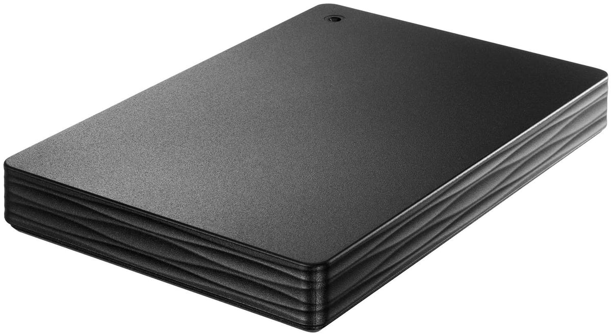 I-O DATA USB 3.1 Gen 1/2.0対応 ポータブルハードディスク 「カクうす Lite」 ブラック 1TB HDPH-UT1KR