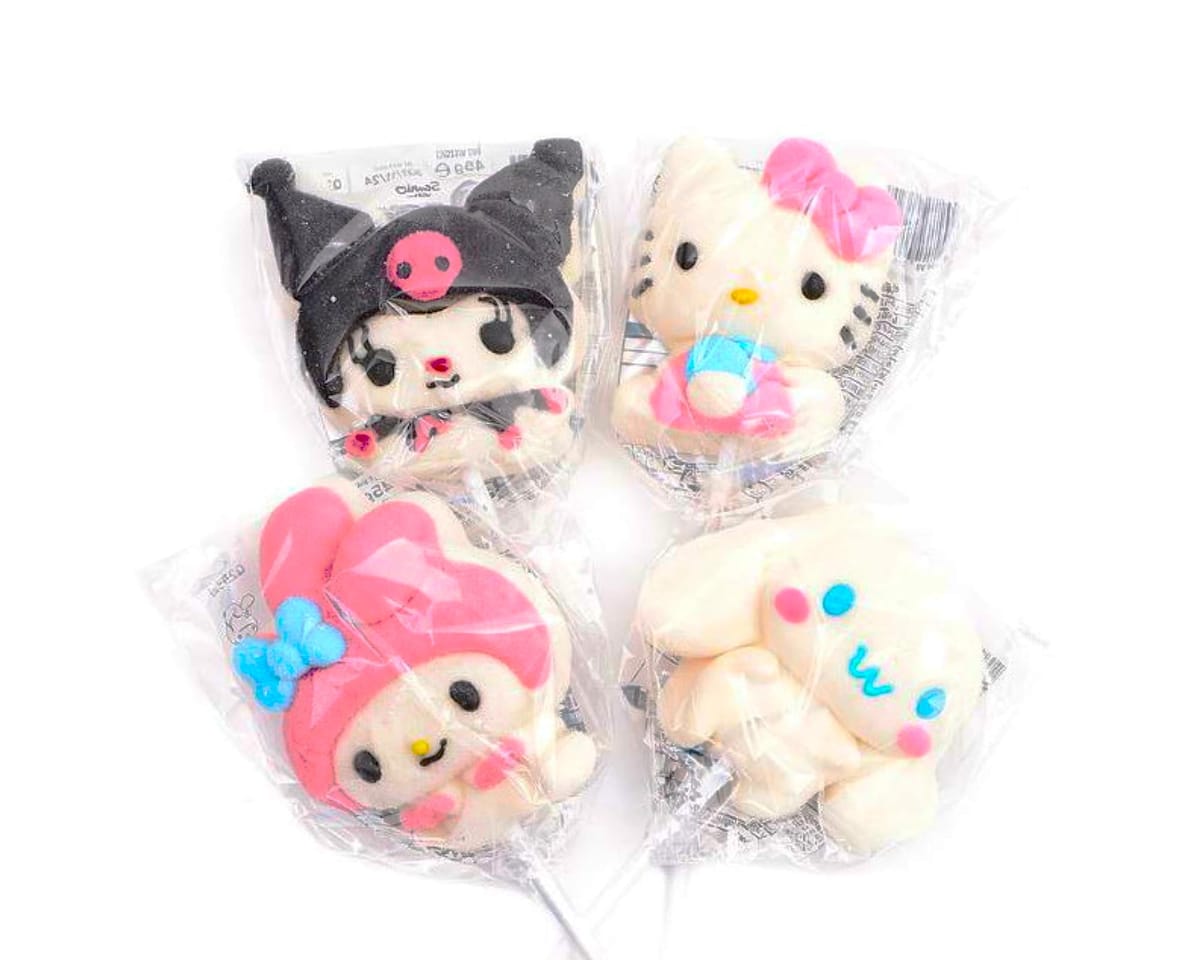 美的生活ヘルシーライフ本店の【韓国お菓子】 マシュマロ串 キャラクターロリポップ、かわいいキャラクターのお試し4本セット ふわもちマシュマロ [並行輸入品]｜アングル2