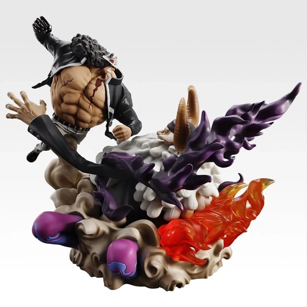 一番くじ ONE PIECE 未来島エッグヘッド ～Burst of Energy～ ラストワン賞(ダブルチャンスキャンペーン) Revible Moment バーソロミュー・くまVSジェイガルシア・サターン聖