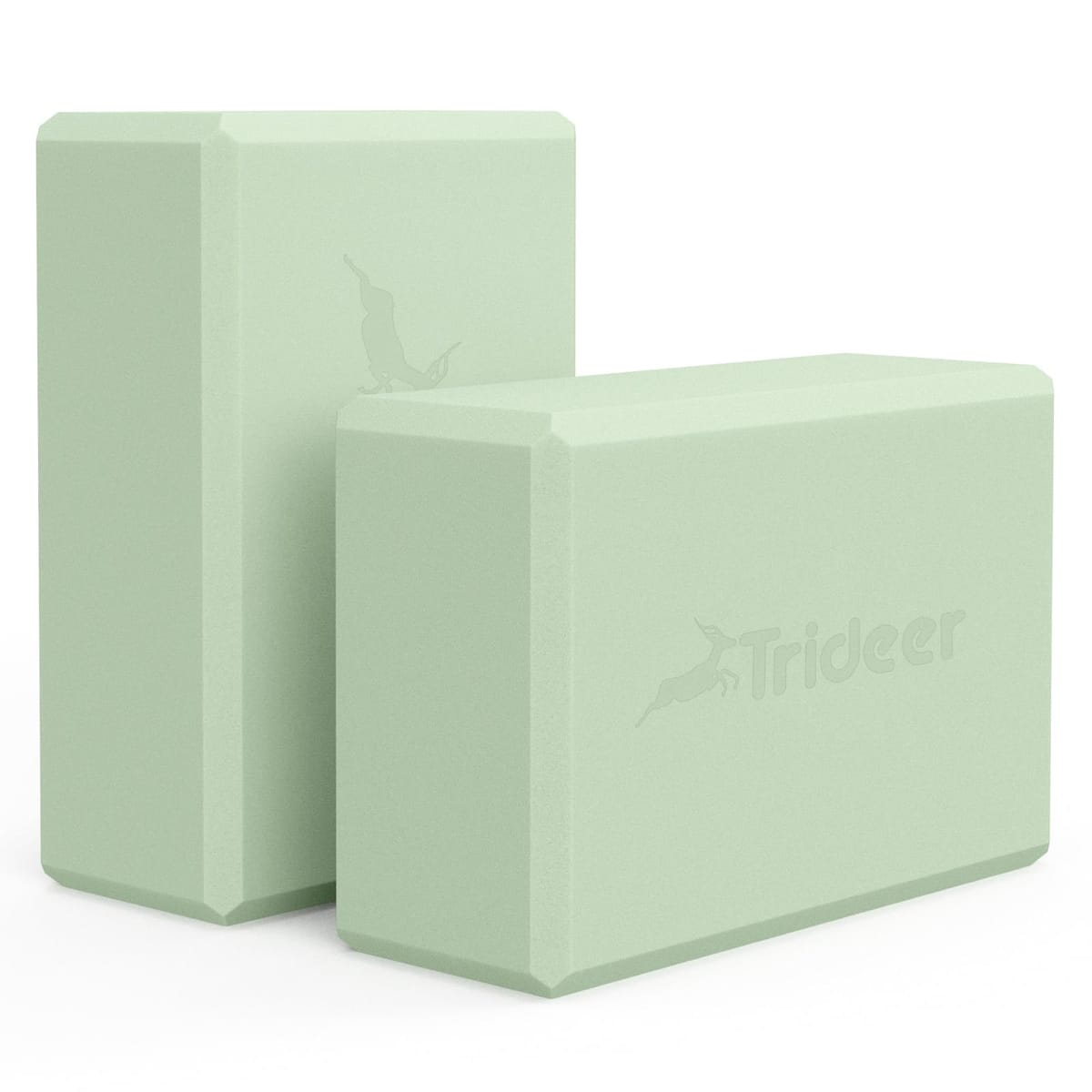 Trideer ヨガブロック ソフト 滑り止め 表面 プレミアムフォームブロック サポート...