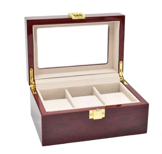 腕 時計 収納 木製 ケース コレクション ウォッチ ボックス BOX 箱 透明 [並行輸入品]