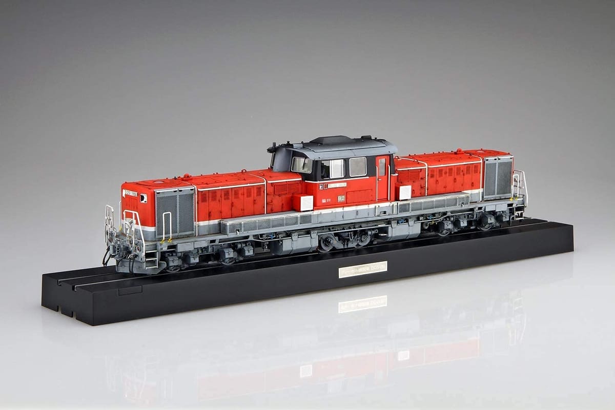 美的生活ヘルシーライフ本店の青島文化教材社 1/45 トレインミュージアムOJ No.6 ディーゼル機関車 DD51 貨物A更新機 プラモデル｜アングル2