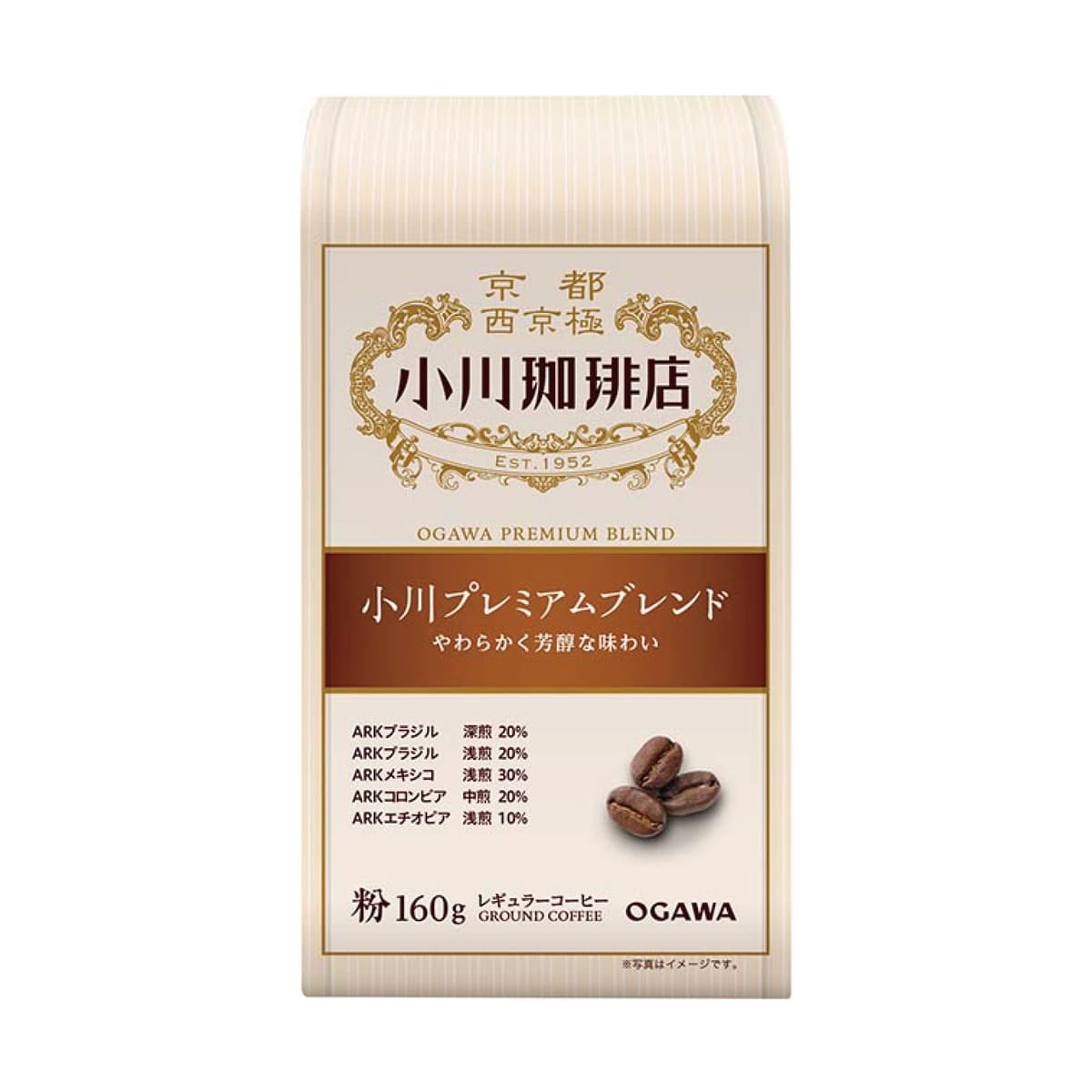 小川珈琲店 小川プレミアムブレンド 粉 160G