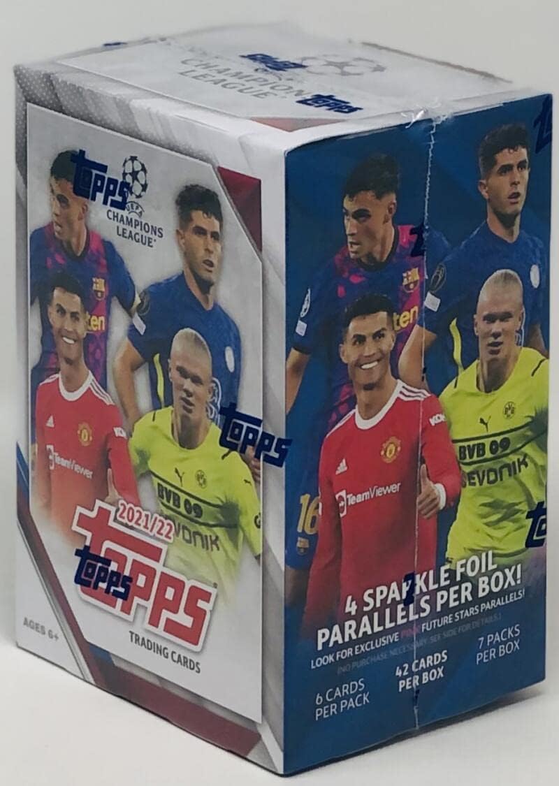 2021-22 Topps UEFA Champions League Collection Soccer Card Blaster Box gbvX `sIY [O RNV TbJ[ J[h uX^[{bNX