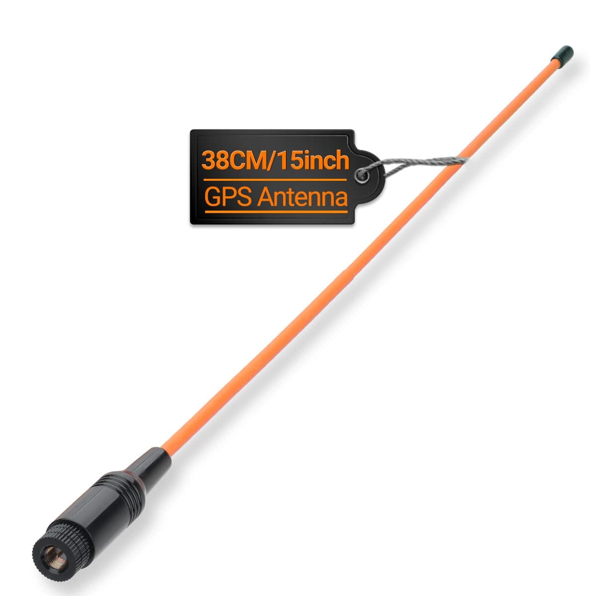 拡張長距離フレキシブルレシーバーオレンジアンテナアップグレード15インチホイップアンテナ Garmin GPS Alpha 100 200 200i Astro 220 320 430、Roniware用