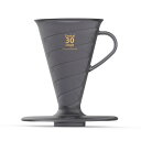 コニカル30 シングル コーヒードリッパー 透過ドリッパー Tarachine たらちね 1杯用 計量スプーン 紙フィルター付