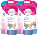 ヴィート Veet ピュア バスタイム 除毛クリーム 敏感肌用 150g × 2個 スポンジ付き 脱毛クリーム