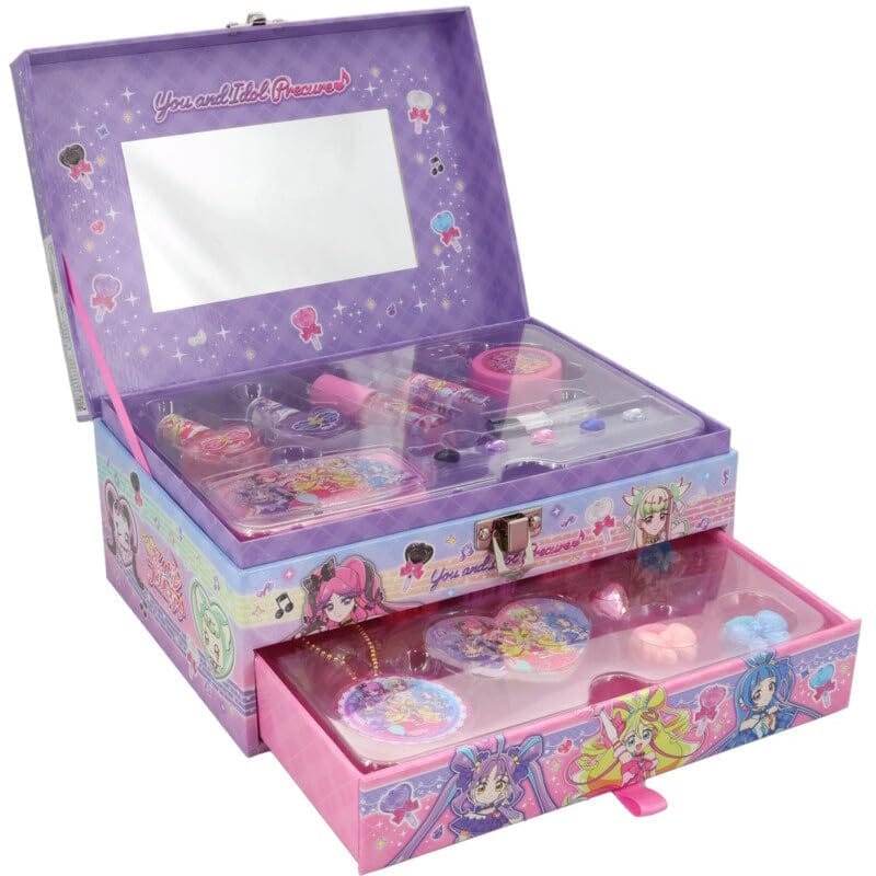【粧美堂】キミとアイドル♪ プリキュア おしゃれセット 74747 キッズ コスメ 子供用 化粧品 おもちゃ メイクセット