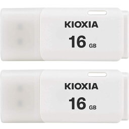 2個セット USBフラッシュメモリ 16GB KIOXIA（旧東芝メモリー）TransMemory U202 Windows/Mac対応 [並行輸入品]