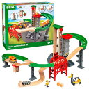 【BRIO WORLD】境界線も限界もありません。つきることのない可能性があるだけ。いつでもなりたいものになれ、どこにでも行くことができます。組み立てて組み直して、創造して導く。 ブリオの世界には6つのテーマがあり、全て遊びの中でつながって、自由に移動することができます。【リフト&ロード】エレベーターで上階へ上がったら、荷物を倉庫に収めて出発しましょう。高さや奥行きを変更して、1つのセットで複数のレイアウトが楽しめます。重ねることができる橋や、高さの異なる橋脚を使用していろいろなレイアウトを試して下さい。【もっとも高さのあるレールセット】貨物列車で荷物を上まで運び、倉庫に収納しましょう。フィギュアをフォークリフトや貨物エンジンに乗せることができます。フォークリフトにはマグネットが入っており荷物を運べます。スタッキングブリッジやカーブ、坂レールを使ってウェアハウスの最上部まで組み立てましょう。ワゴンごとリフトで上まで上がり、荷物を降ろしたら下に戻りましょう。【セット内容】車両×1、ワゴン車×1、フォークリフト×1、フィギュア×1、荷物×1、他 (全32ピース)【対象年齢】3歳以上【対象性別】男女共用【サイズ】レイアウトサイズ:W720xD638xH368mm(組み方によって異なります) / パッケージサイズ:W450xD160xH390mm【BRIOのおもちゃ】ブリオは1884年に創立されたスウェーデン王室御用達の木製おもちゃブランドで、世界中で親しまれています。ブリオの玩具は知育玩具であると同時に遊びながら楽しい想像力を無限器かきたてるおもちゃで何世代にもわたってお楽しいただけるよう丹念に作られています。ヨーロッパの基準より高い基準で試験を行い、FSC森林管理認証を受けた木材を使用しています。