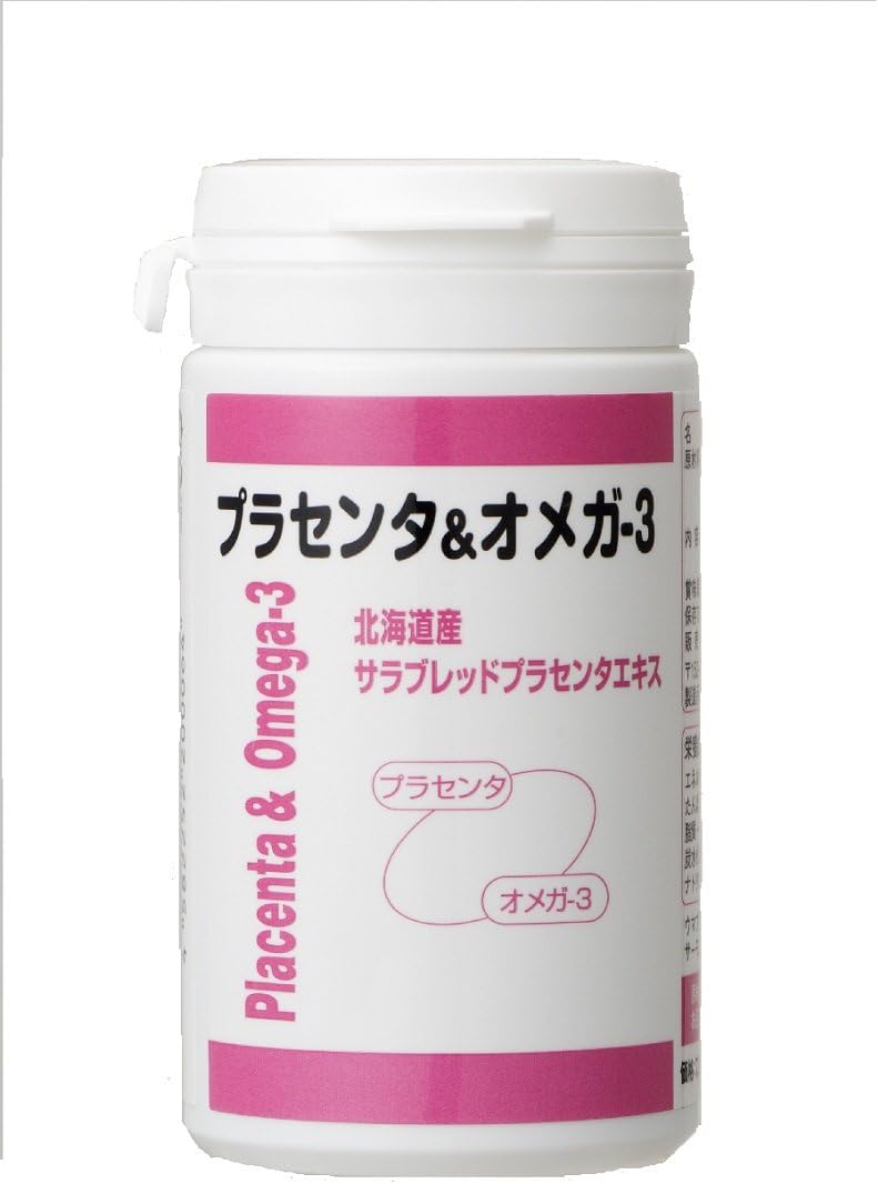 アミノ酸豊富な北海道産サラブレッドプラセンタ。高い安全性の無希釈100%北海道産サラブレッドプラセンタエキス。植物性ソフトカプセル、サーモンオイル使用。ボトル1本(90粒中)に、馬プラセンタエキス3,600mg、サーモンオイル20,700mg。1日当たり3〜6粒を目安に水またはぬるま湯などと共にお召し上がりください。 梱包サイズ 8.7 x 4.7 x 4.5 cm; 70 g 対象年齢 大人