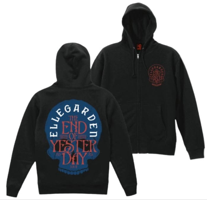 ELLEGARDEN (エルレガーデン) The End of Yesterday Tour 2023 Zip Hoodie（ジップ パーカー） (XL)