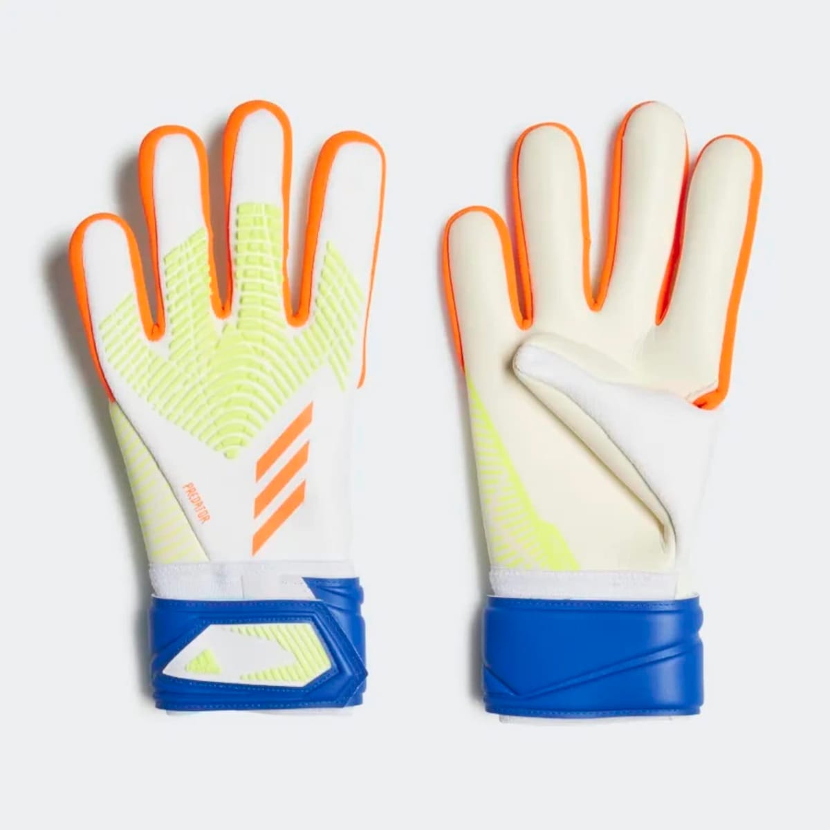[adidas] ユニセックス プレデター GKグローブ LGE HF9736 サッカーウェア (HF9736)ホワイト/ソーラーレ