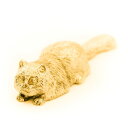 ネコ(猫)(ふせ姿) 22ct ゴールドプレート イギリス製 アニマル アート フィギュア コレクション