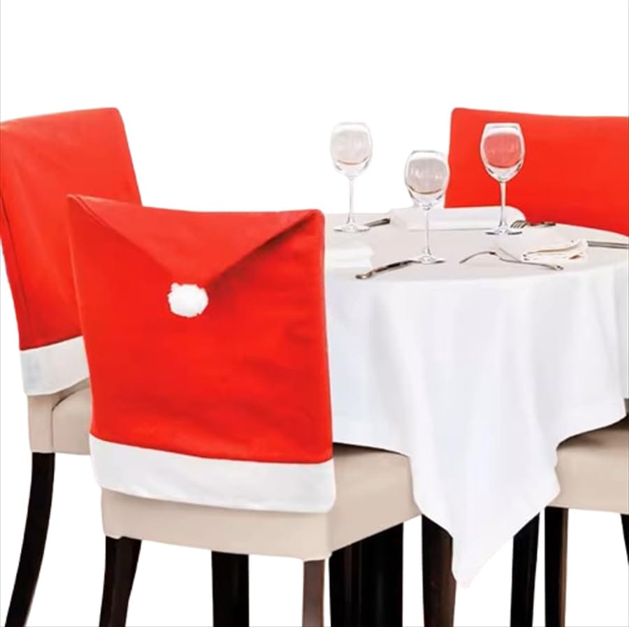 クリスマス 椅子カバー サンタクロースデザイン Chair Cover 飾り付け デコレーション 可 ...