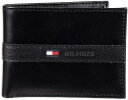 Tommy Hilfiger トミーフィルフィガー 財布 メンズ Men 039 s Leather Ranger Passcase Wallet (Black)