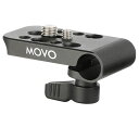 Movo CAB1000 15mm モジュラーロッドクランプアダプター - 複数の1/4インチと3/8インチのオス/メスマウントスレッドを備えたカメラ/モニター/レコーダーをリグに取り付け