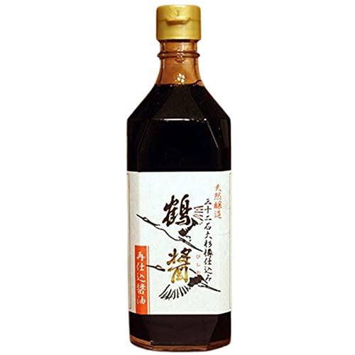 VANILLA ヤマロク醤油 鶴醤 1本 500ml 鶴びしお つるびしお 国産原料 再仕込み 小豆島 調味料 ヤマロクしょうゆ 醤油 しょうゆ 瓶