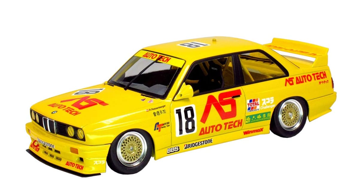 プラッツ/NuNu 1/24 レーシングシリーズ BMW M3 E30 グループA 1991 オートテック プラモデル PN24014