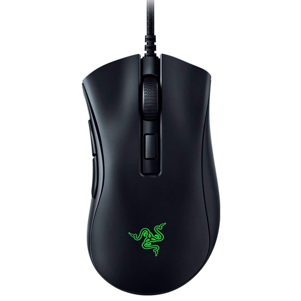 Razer DeathAdder V2 Mini ゲーミングマウス 小型 軽量62g 8500DPI 6ボタン 右手エルゴノミック形状 光学スイッチ 柔らかい布巻ケーブル Chroma RGB 対応 【日本正規代理店保証品】 RZ01-03340100-