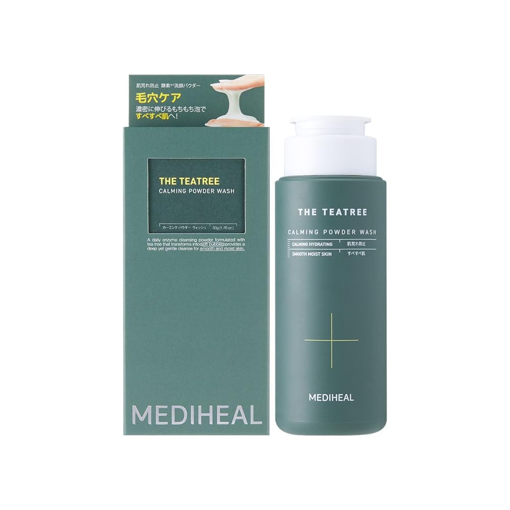 【正規品】MEDIHEAL(メディヒール) ザ・ティーツリー カーミング パウダーウォッシュ 50g 肌荒れ防止酵素洗顔パウダー