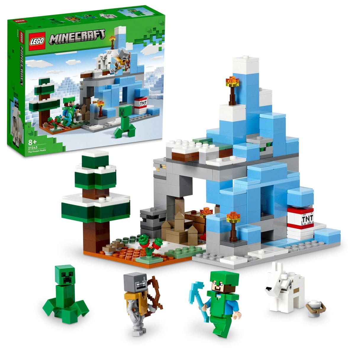 レゴ LEGO マインクラフト 凍った山頂 クリスマスギフト クリスマス 21243 おもちゃ ブロック プレゼント テレビゲーム 男の子 女の子 8歳以上