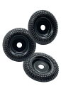 ファビュラス堂 グラインダー シェーピング ディスク 100mm 10cm カップ ウッド アーク 砥石 硬化 鋼 研磨 彫刻 ツール 木工 ブラック 黒