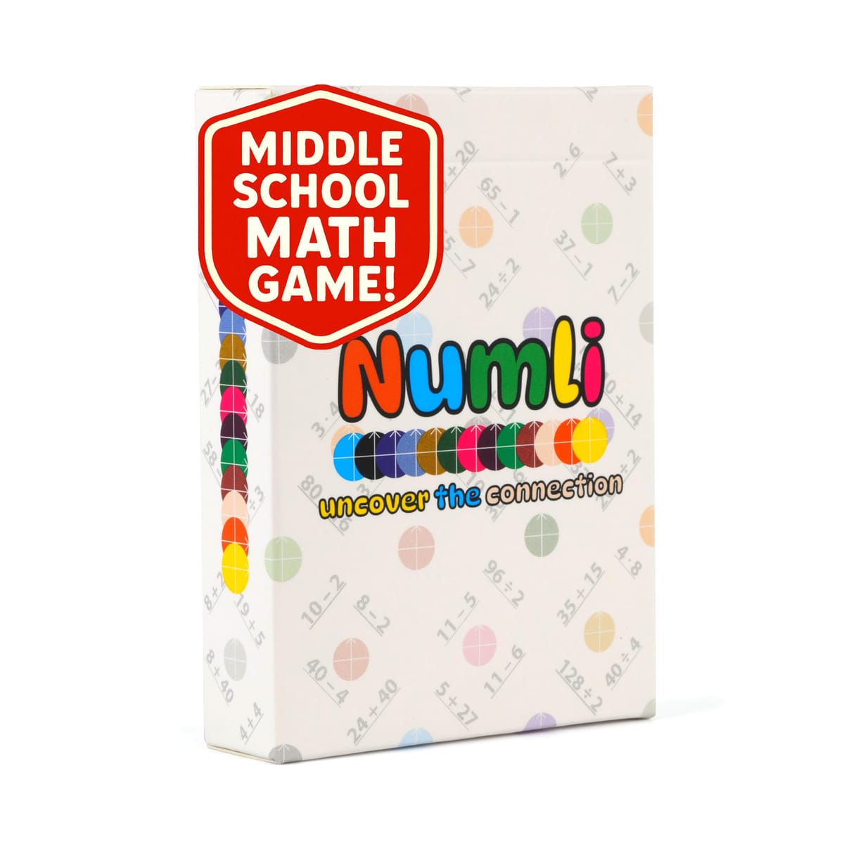 Numli - 算数ブースターゲーム 5年生 6年生 7年生 - フラッシュカードよりも楽しい - 加算、減算、乗算、除算 - 教室ゲーム - 中学校ゲーム - 数学カードゲーム