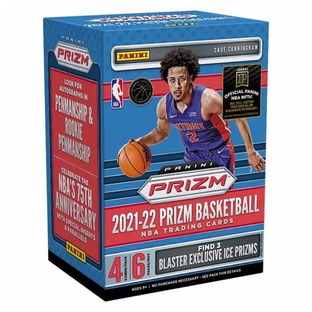 NBA 2021-22 Panini Prizm Basketball Card Blaster Box (Ice Prizms) ѥˡ...