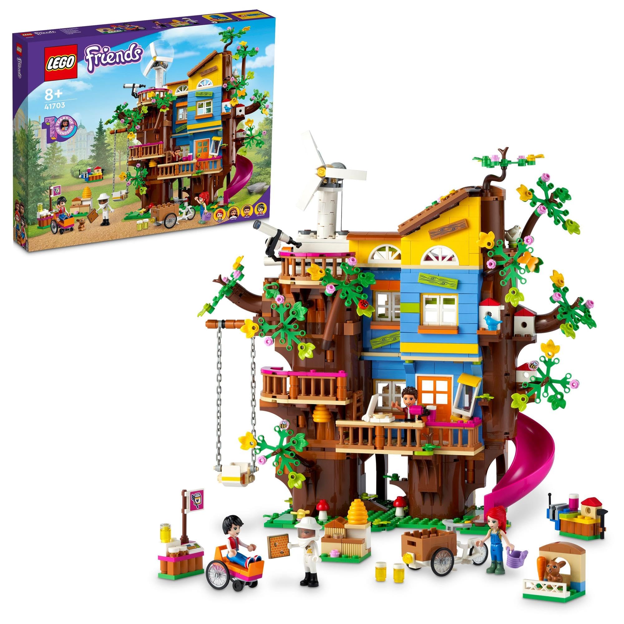 レゴ(LEGO) フレンズ フレンドシップ ツリーハウス クリスマスプレゼント クリスマス 41703 おもちゃ ブロック 家 おうち お人形 ドール 女の子 8歳以上