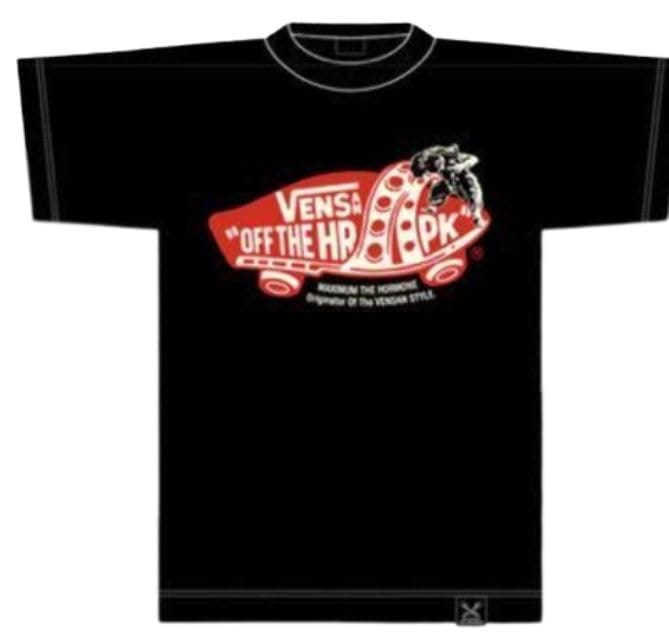 マキシマムザホルモン VENSAN OFF THE HRPK 半袖 Tシャツ【黒】 (M)