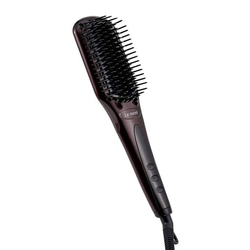 Le ment (ルメント) ストレートヒートブラシ ブラシ型ヘアアイロン ストレートアイロン マイナスイオン 遠赤外線 MAX230℃ セラミックコーティング Le ment (ルメント) ストレートヒートブラシ ブラシ型ヘアアイロン ストレートアイロン マイナスイオン 遠赤外線 MAX230℃ セラミックコーティング