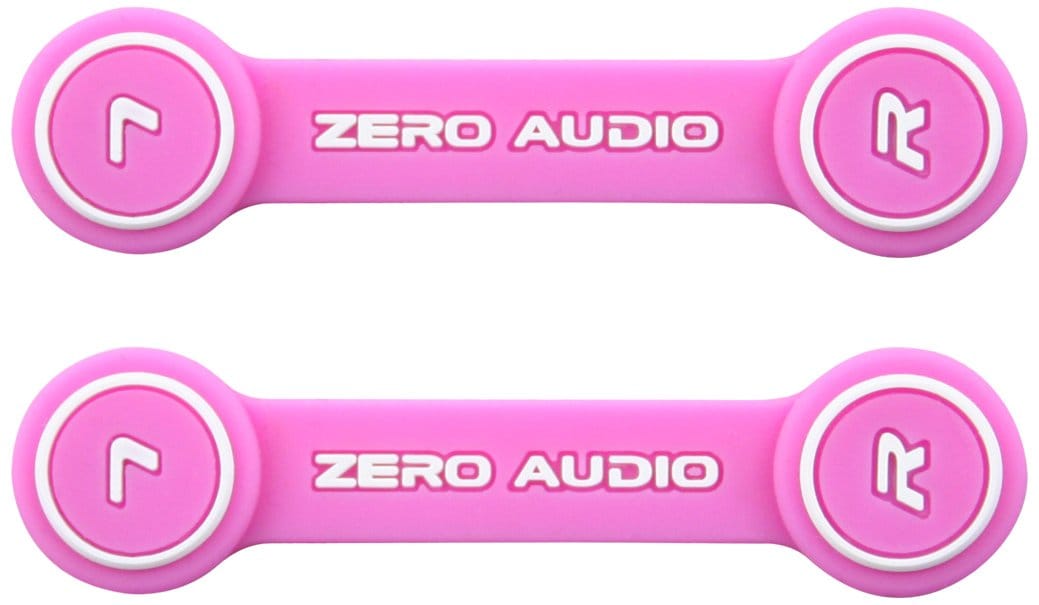 ZERO AUDIO ヘッドホンクリップ ピンク ZA-CLP-PW 2個入