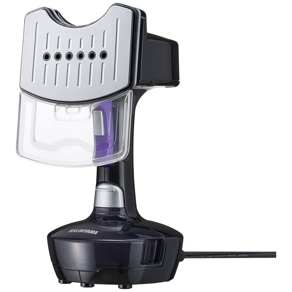 アイリスオーヤマ 衣類スチーマー ズボンプレッサー機能搭載 2WAYスチーマー 衣類 アイロン クリーニング スーツ ワイシャツ ビジネスマン IRS-P2-B...