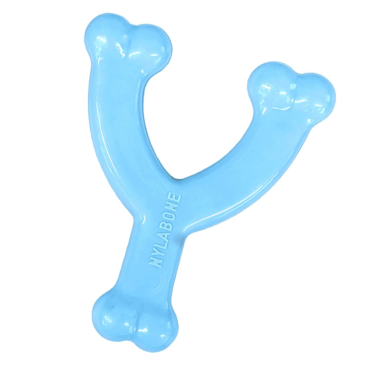 Nylabone Just For Puppies Petite Blue Wishbone Puppy Dog Chew Toy by Nylabone